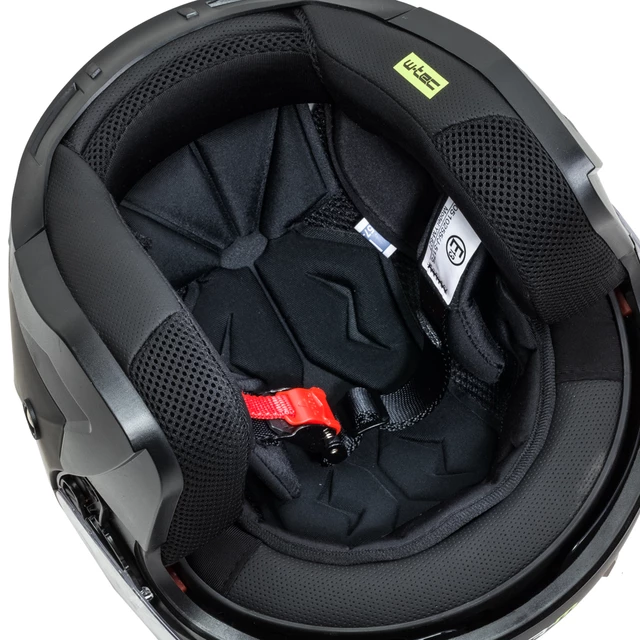 W-TEC Putta Motorrad-Helm - schwarz matt