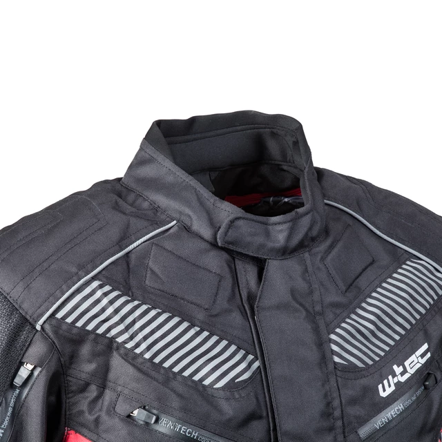W-TEC Kamicer NF-2100 Herren-Motorradjacke - schwarz-rot