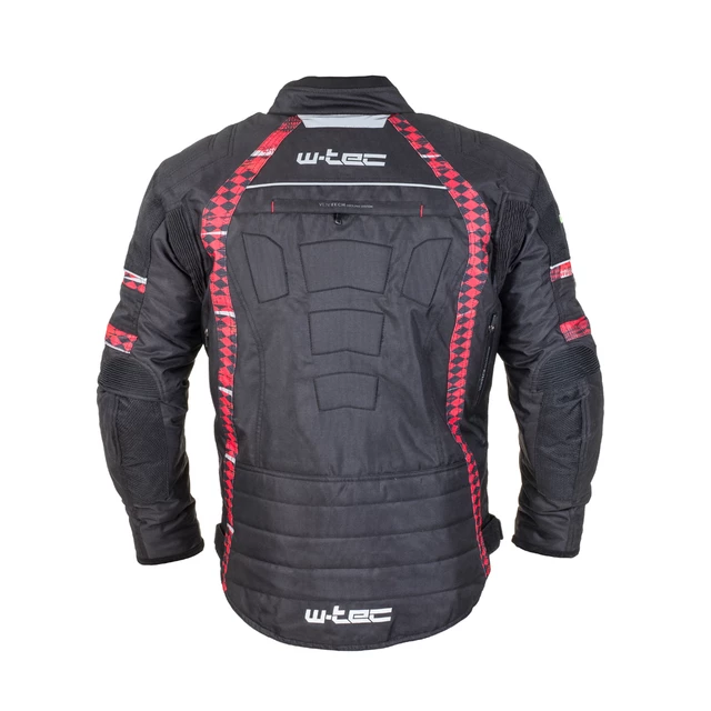 W-TEC Kamicer NF-2100 Herren-Motorradjacke - schwarz-rot