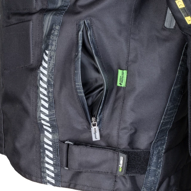 W-TEC Kamicer NF-2100 Herren-Motorradjacke - schwarz-rot