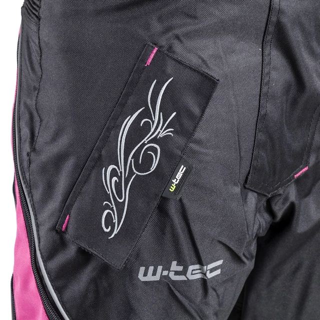 W-TEC NF-2683 Damen Motorradhose - schwarz-weiß
