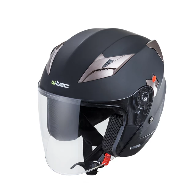 W-TEC Putta Motorrad-Helm - schwarz matt