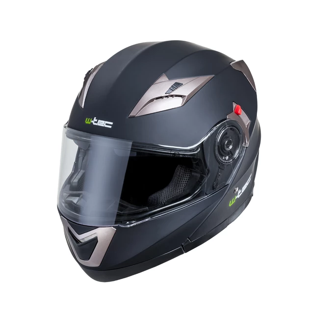 W-TEC YM-925 Klapphelm - Pure Matt Black