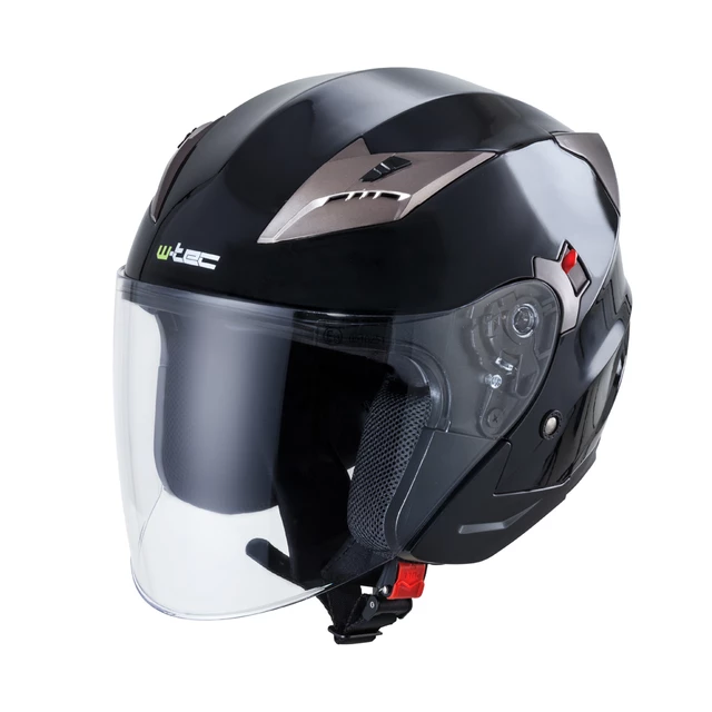 W-TEC Putta Motorrad-Helm - schwarz matt