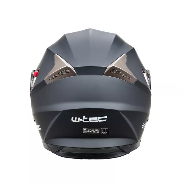 W-TEC Pezzon aufklappbarer Motorradhelm - bílo-bronzová