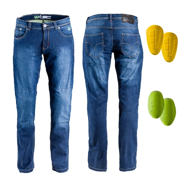 Herren Motorradjeans W-TEC C-2025 - blau - blau