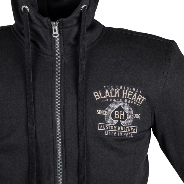 W-TEC Black Heart Kustom Kulture Herren Hoodie mit Aramid