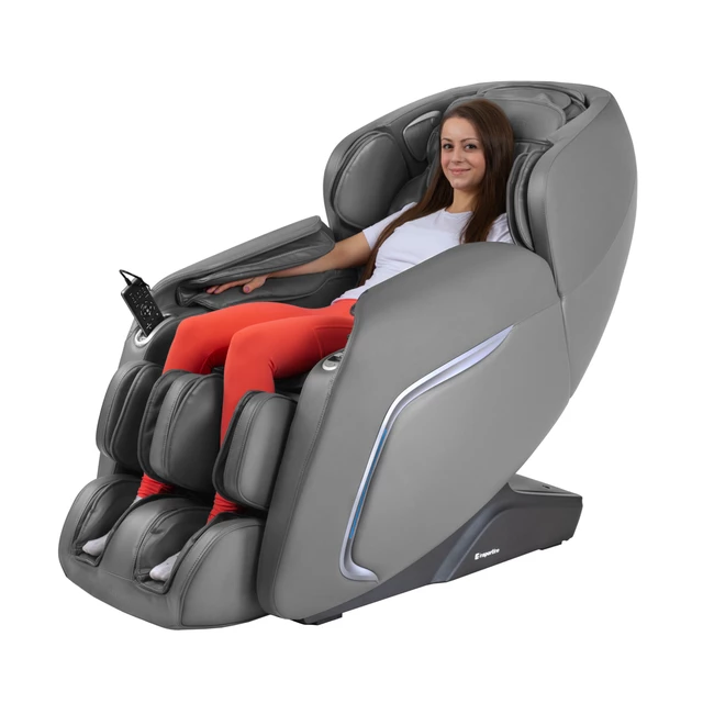 inSPORTline Carlita Massagesessel - schwarz - grau