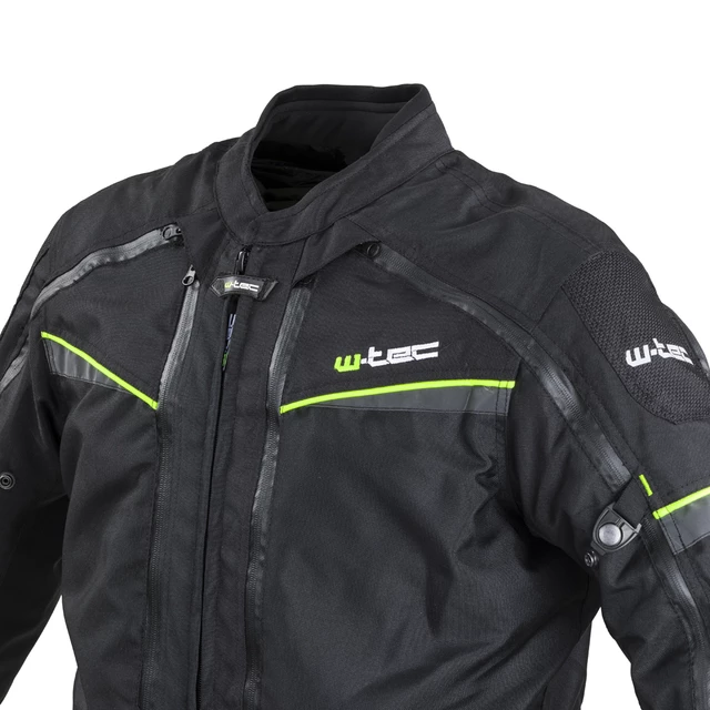 W-TEC Progair Herrenmotorradjacke - schwarz-fluo