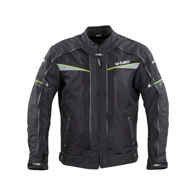 W-TEC Progair Herrenmotorradjacke - schwarz-fluo
