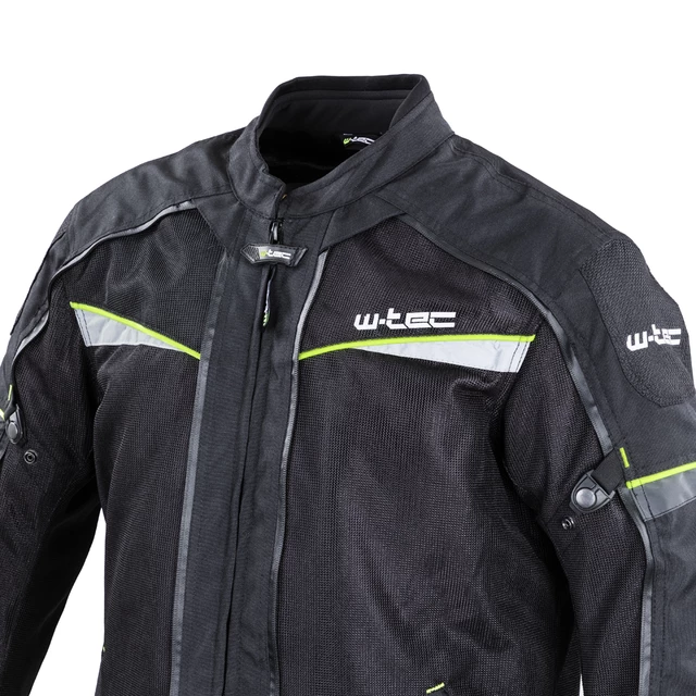 W-TEC Progair Herrenmotorradjacke - schwarz-fluo