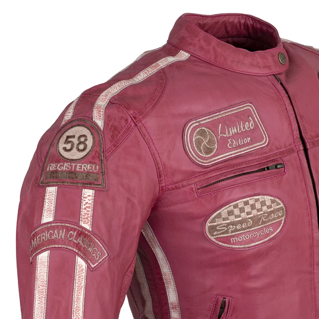 W-TEC Sheawen Lady Pink Damen Motorradjacke - rosa
