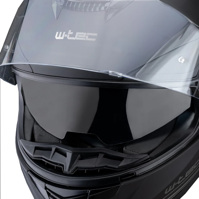 W-TEC Yorkroad Stealth Motorradhelm - Black Stealth Matt
