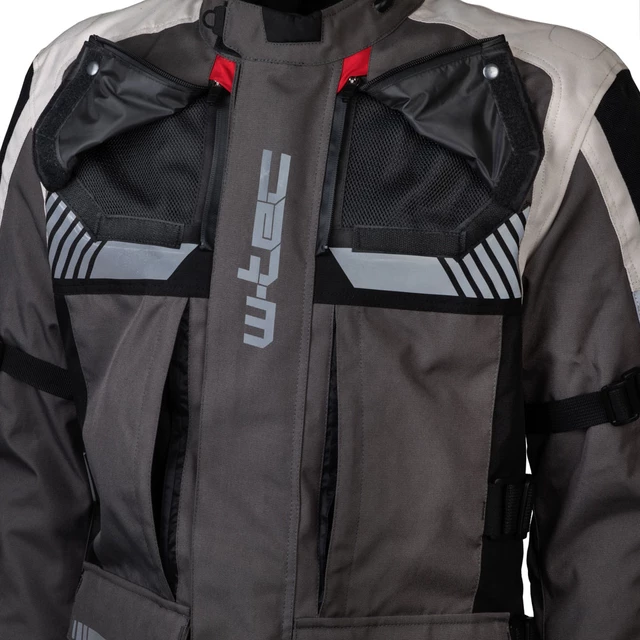 W-TEC Excellenta Touring Motorradjacke - Thunderstorm Gray