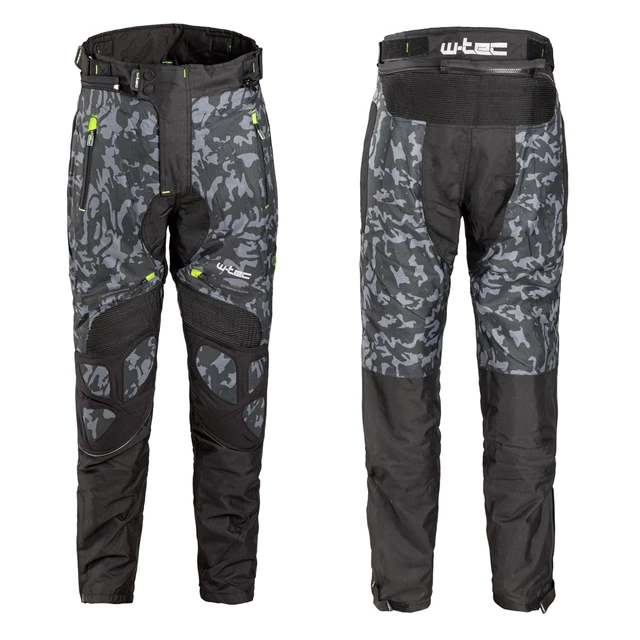 W-TEC Toregate Herren Motorradhose - Black-Grey Digi-Camo - Black-Grey Digi-Camo