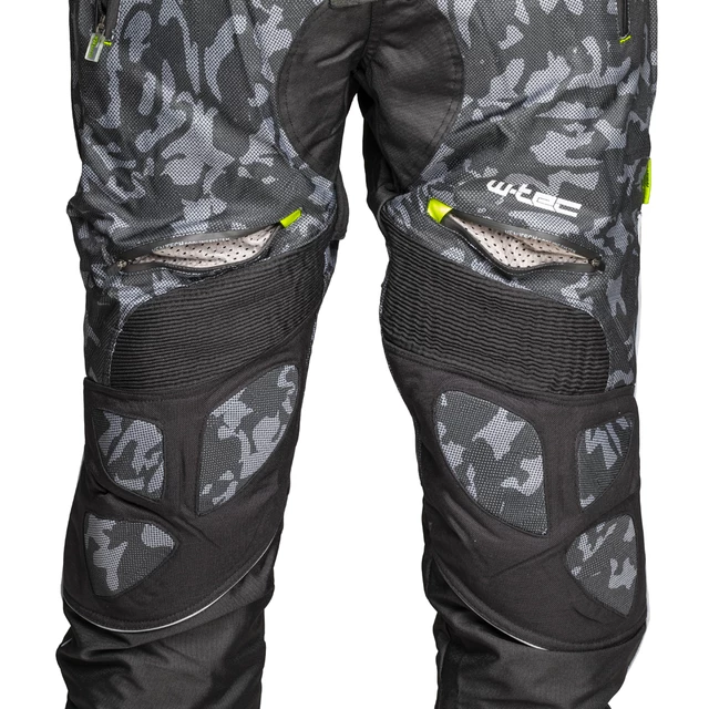 W-TEC Toregate Herren Motorradhose - Black-Grey Digi-Camo