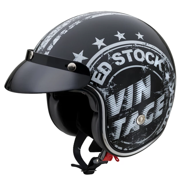 W-TEC Café Racer Motorradhelm - 3Ways Surf - Vintage Stock