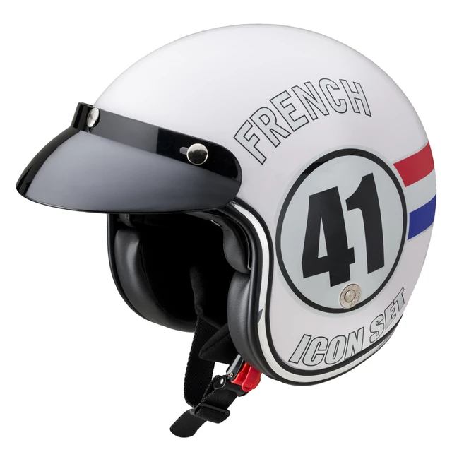 W-TEC Café Racer Motorradhelm - 3Ways Surf - Französisch 41