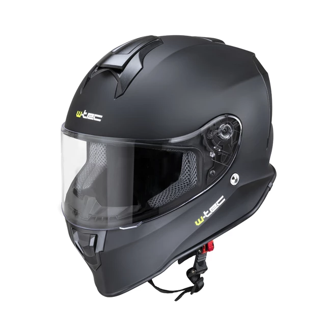 Motorradhelm W-TEC Integra Solid - Matt Schwarz - Matt Schwarz