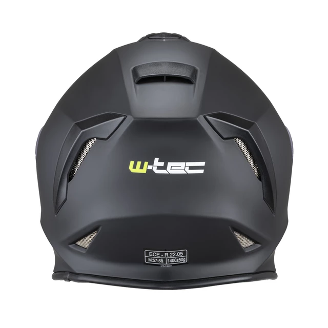 Motorradhelm W-TEC Integra Solid - Matt Schwarz