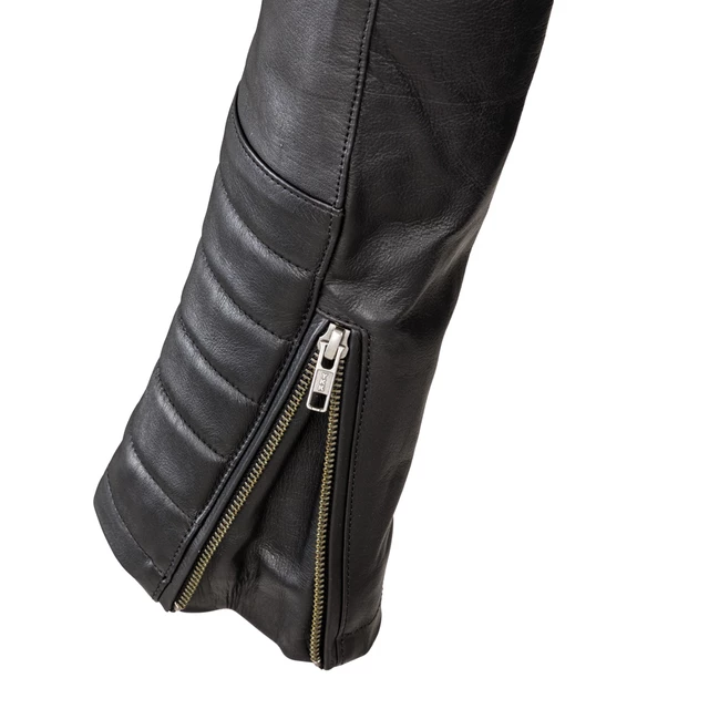 W-TEC Corallia Damen Leder Motorradjacke - schwarz