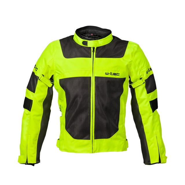 W-TEC Fonteller Sommer Herren Motorradjacke - Yellow-Grey - Yellow-Grey