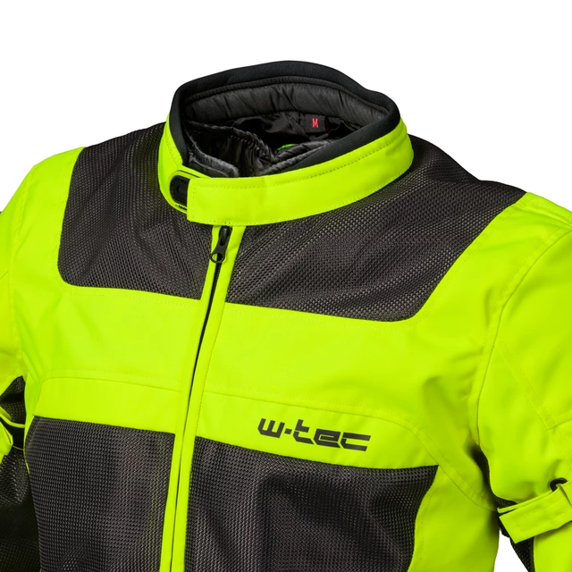 W-TEC Fonteller Sommer Herren Motorradjacke - Yellow-Grey