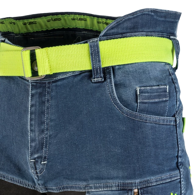 W-TEC Grandus Herren Motorradjeans - blau