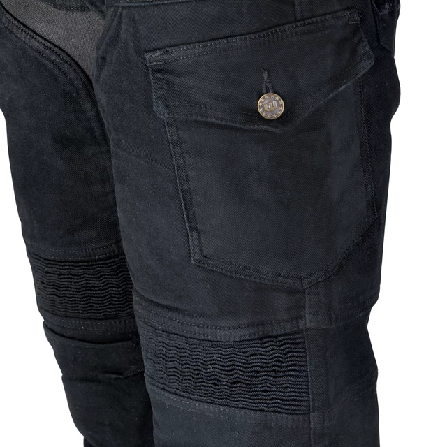 W-TEC Aredator Herren Mottorradjeans - schwarz