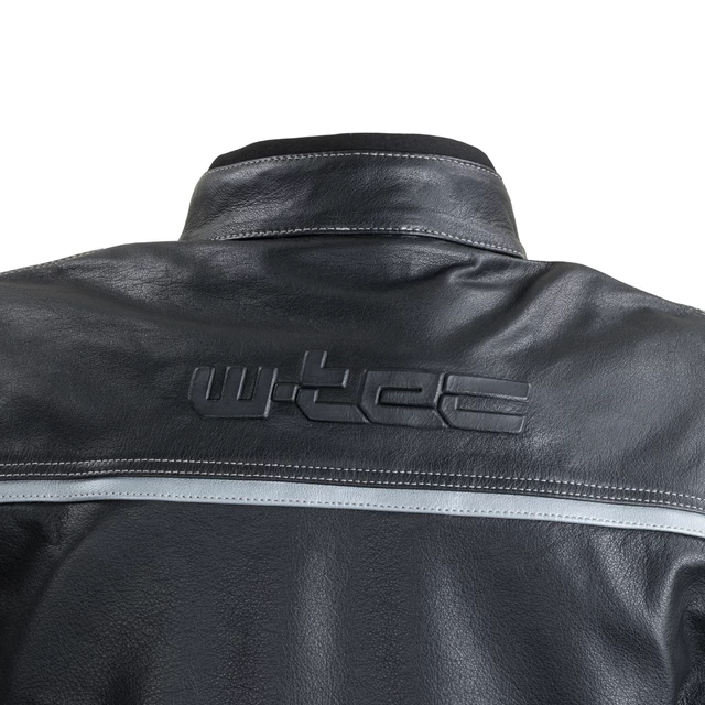 W-TEC Mathal Leder Motorradjacke - schwarz