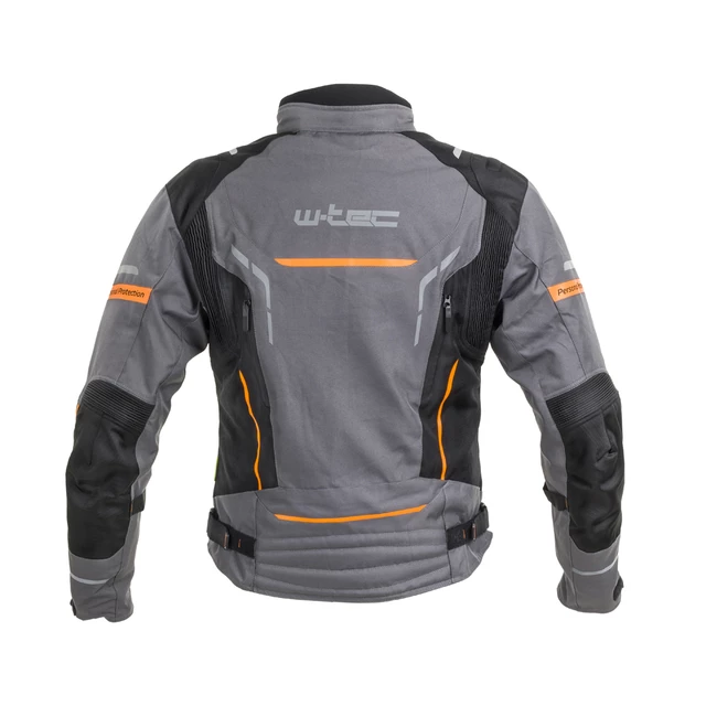 W-TEC Brandon Herren Motorradjacke - schwarz-fluo gelb