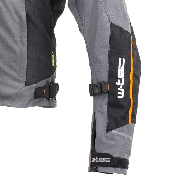 W-TEC Brandon Herren Motorradjacke - schwarz-fluo gelb