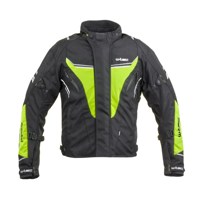 W-TEC Brandon Herren Motorradjacke - schwarz-fluo gelb - schwarz-fluo gelb
