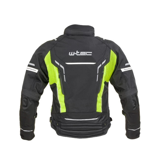 W-TEC Brandon Herren Motorradjacke - schwarz-fluo gelb