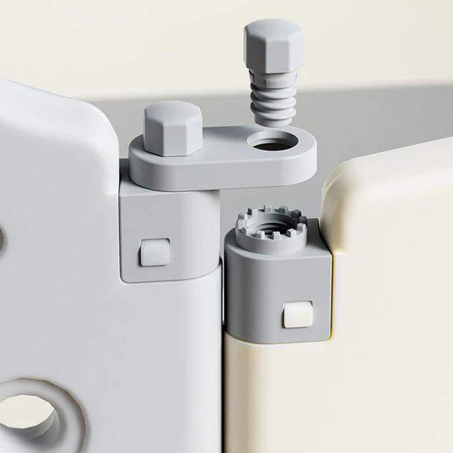 Kunststoff Laufstall inSPORTline Bufalino 14+2 167x200x64 cm