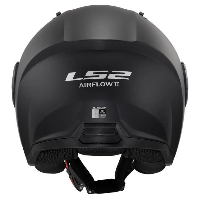 Motorradhelm LS2 OF616 Airflow II Solid Matt Black