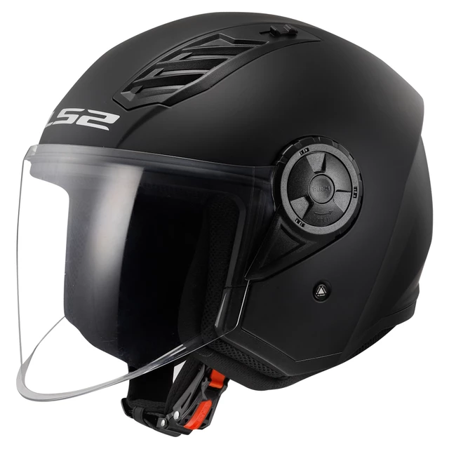 Motorradhelm LS2 OF616 Airflow II Solid Matt Black