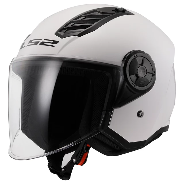 Motorradhelm LS2 OF616 Airflow II Solid Gloss White