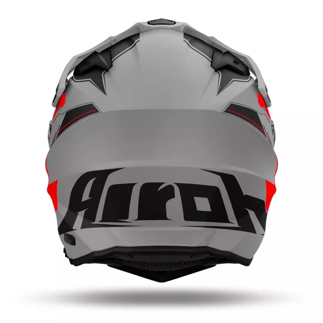 Moto Helm Airoh Commander 2 Reveal matt rot fluo