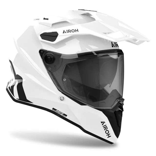 Motorradhelm Airoh Commander 2 Color glänzend weiß