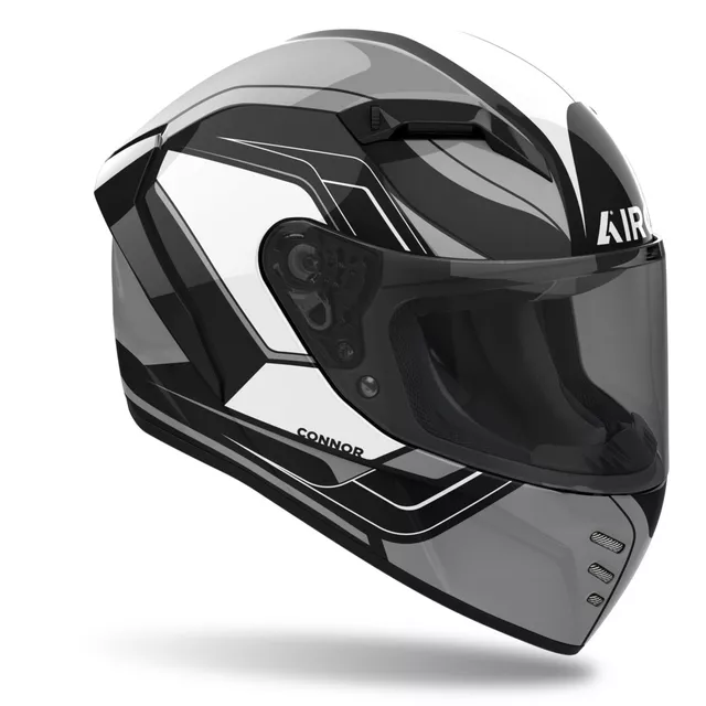 Motorradhelm AIROH CONNOR Dunk glänzend schwarz