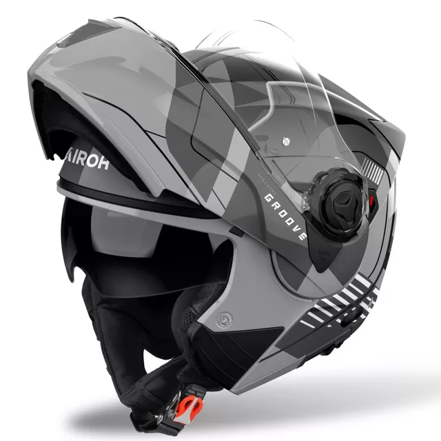 Klapphelm AIROH SPECKTRE Groove P/J grau glänzend