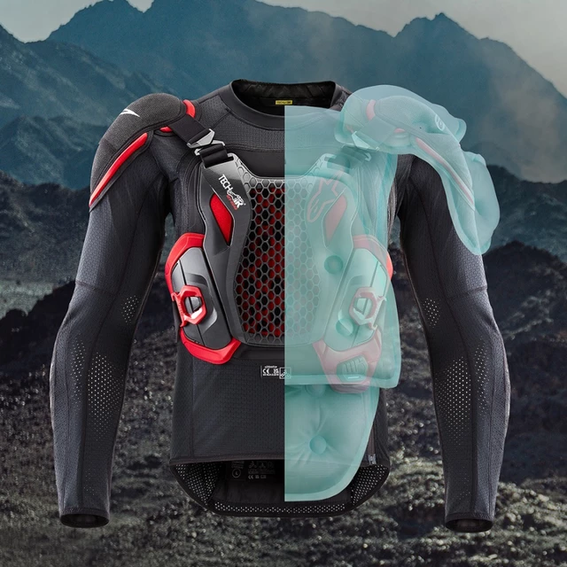 Alpinestars Tech-Air® Off-Road System Airbagweste schwarz/rot