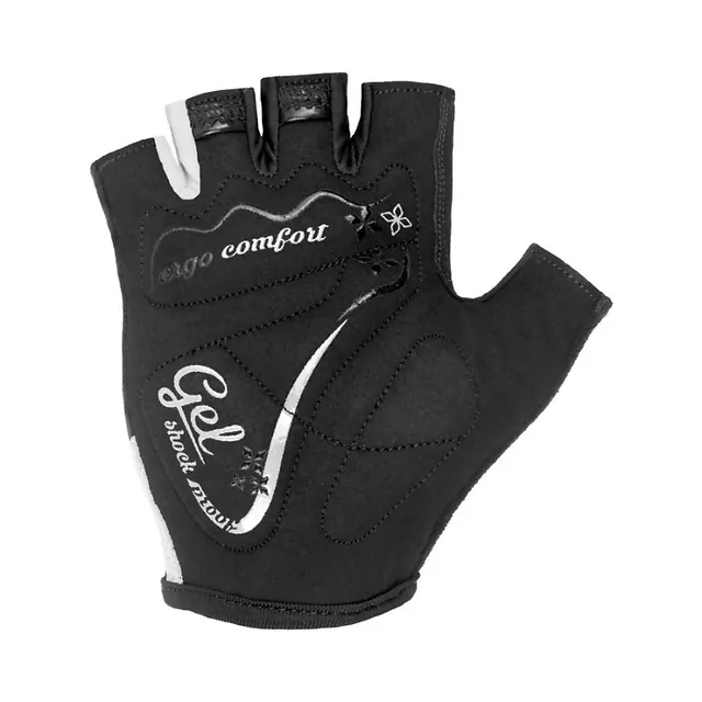 Damen-Fahrradhandschuhe Etape Ambra - schwarz/ rosa