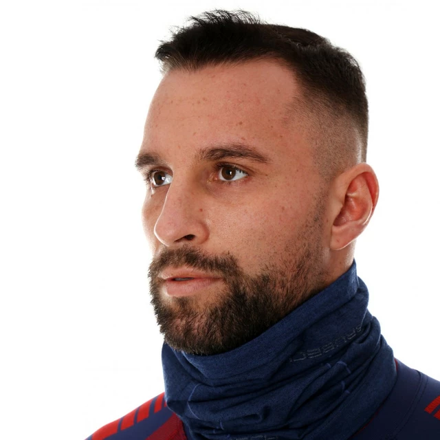 Brubeck Athletic Multifunktionsschal - fuchsie - dunkelblau