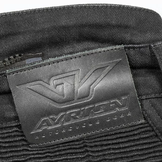 Herren-Motojeans Ayrton 505 Black - schwarz