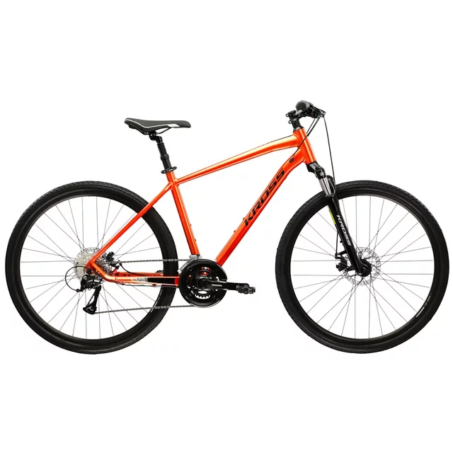 Herren Crossrad Kross EVADO 3.0 28" - Modell 2025 - oranžová/černá/lesk - oranžová/černá/lesk