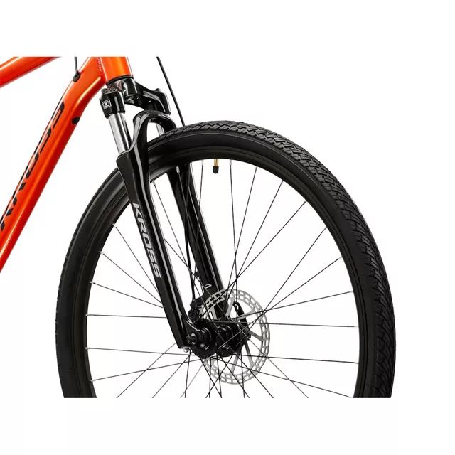 Herren Crossrad Kross EVADO 3.0 28" - Modell 2025 - oranžová/černá/lesk