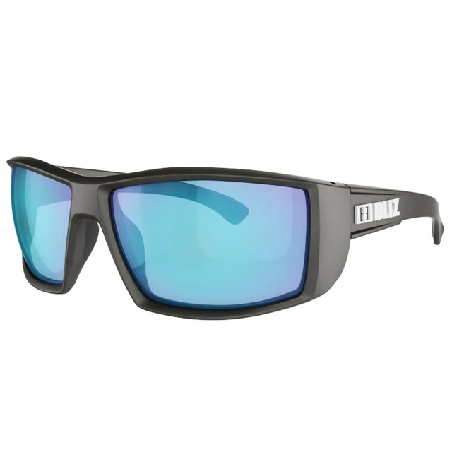 Bliz Drift Sportsonnenbrille - weiß - schwarz-blau