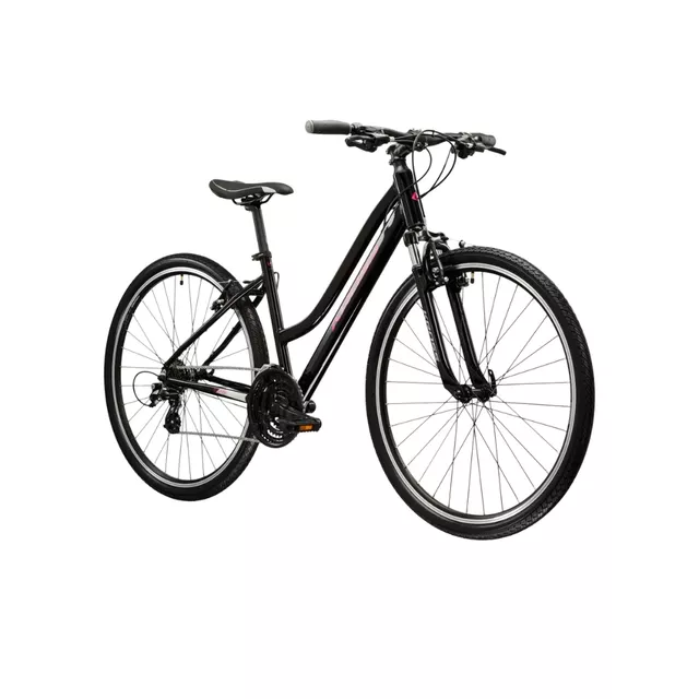 Damen Crossrad Kross Evado 2.0 28" Gen 007 - černá / růžová / lesk
